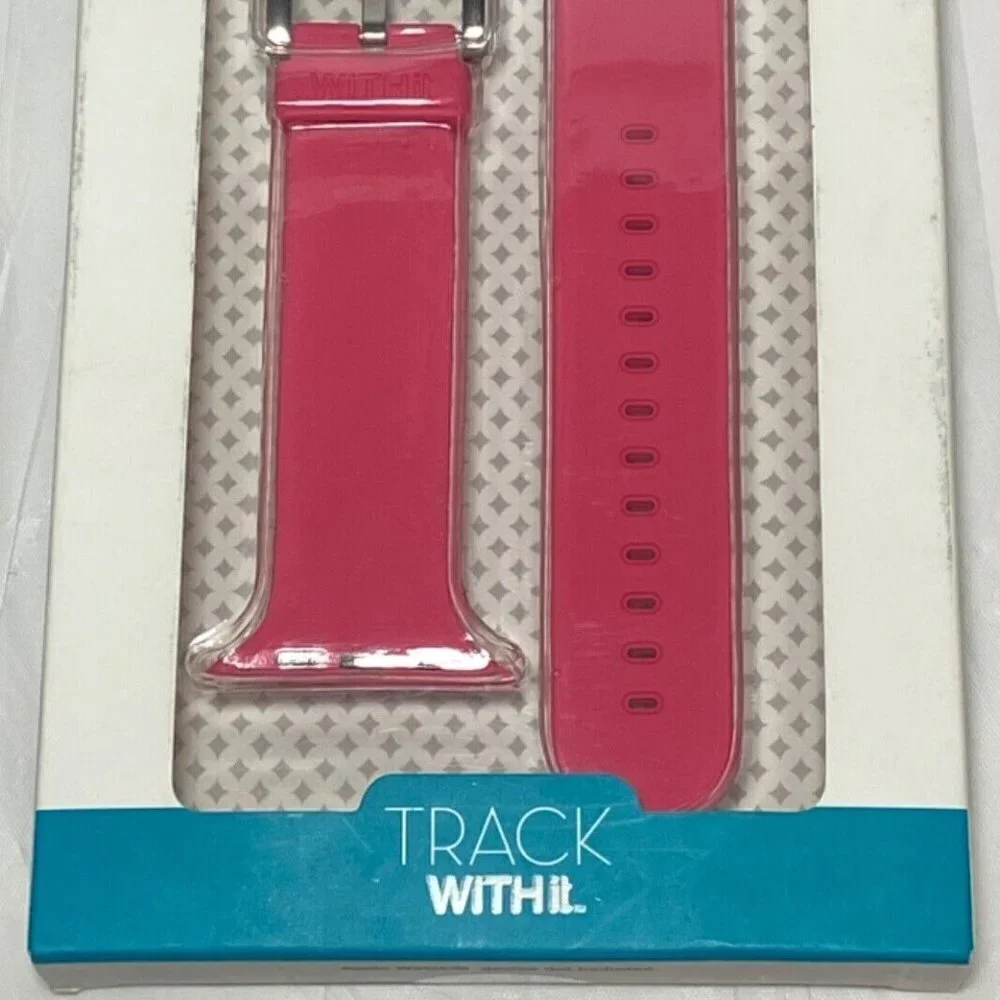 2016 With It • Pink Designer Watch Band Track • It For Use With 42MM Apple Watch